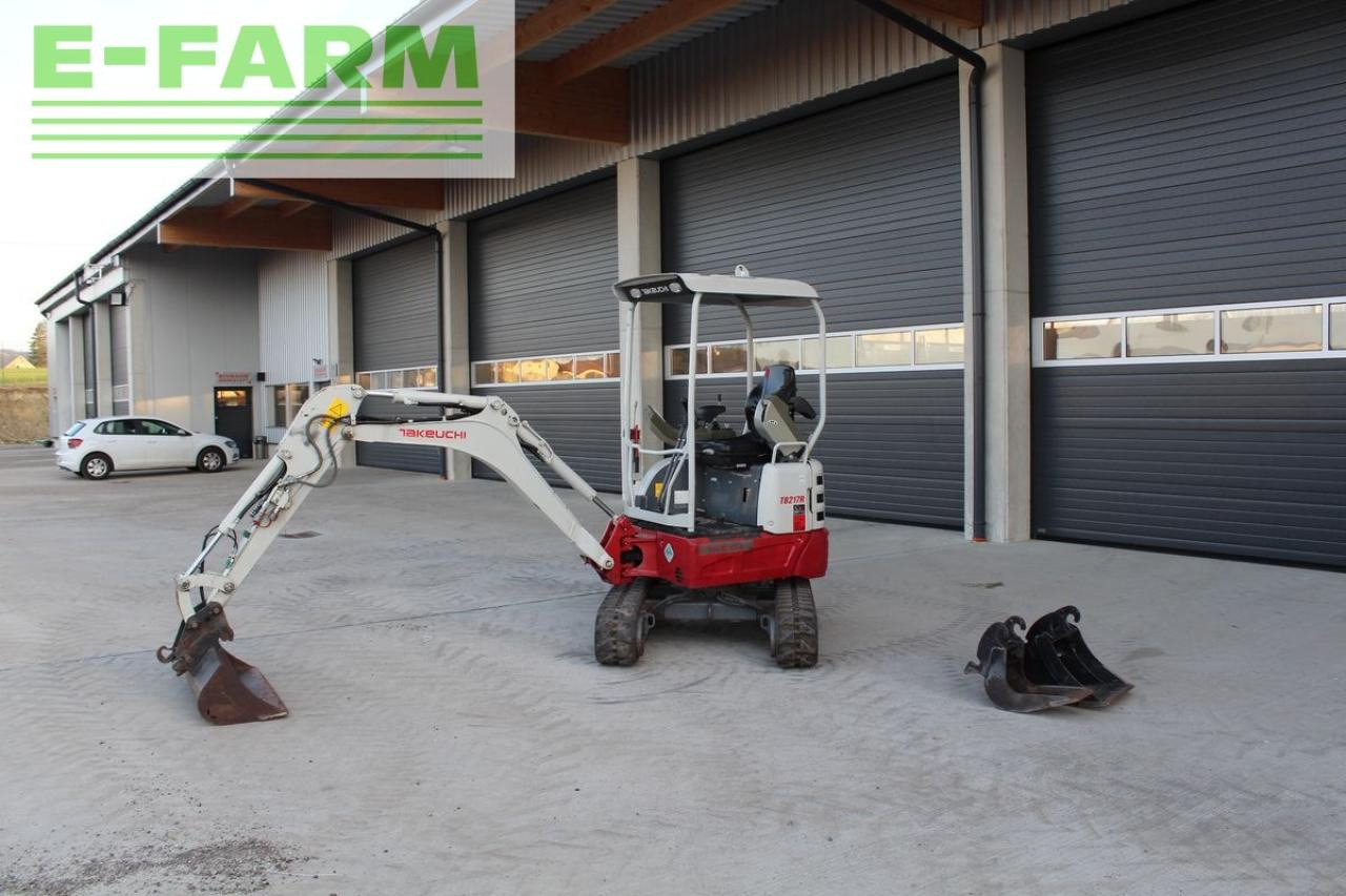 Takeuchi takeuchi tb 217 r minibagger - bagger - حفارة مُصَّغرة: صورة 2 Takeuchi takeuchi tb 217 r minibagger - bagger - حفارة مُصَّغرة: صورة 2