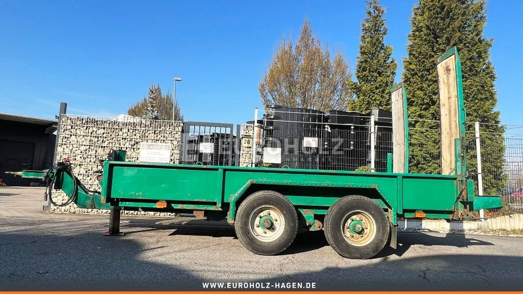Blomenröhr 2-Achsen Anhänger, Tandem Tieflader für Bagger - مقطورة مسطحة منخفضة: صورة 2 Blomenröhr 2-Achsen Anhänger, Tandem Tieflader für Bagger - مقطورة مسطحة منخفضة: صورة 2