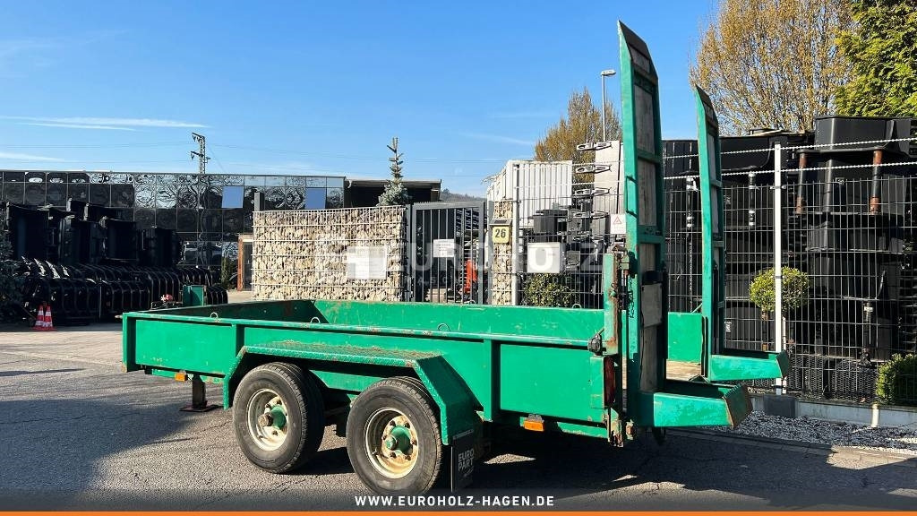 Blomenröhr 2-Achsen Anhänger, Tandem Tieflader für Bagger - مقطورة مسطحة منخفضة: صورة 3 Blomenröhr 2-Achsen Anhänger, Tandem Tieflader für Bagger - مقطورة مسطحة منخفضة: صورة 3