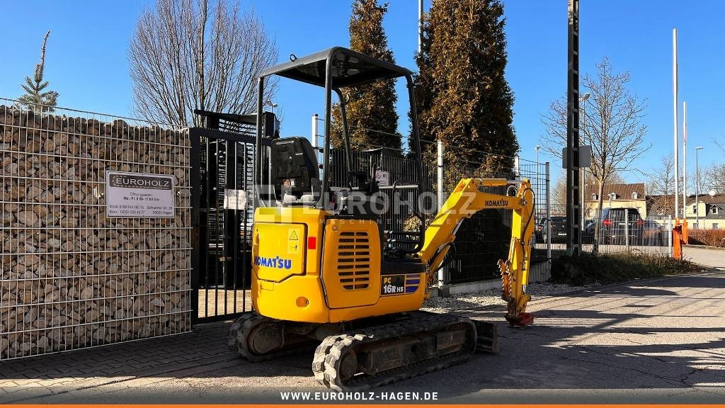Komatsu Minibagger PC 16 R-3HS, Schnellwechsler MS01 - حفارة مُصَّغرة: صورة 4 Komatsu Minibagger PC 16 R-3HS, Schnellwechsler MS01 - حفارة مُصَّغرة: صورة 4