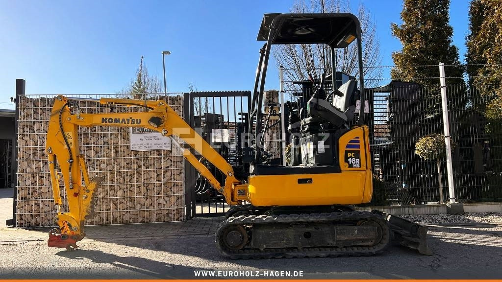 Komatsu Minibagger PC 16 R-3HS, Schnellwechsler MS01 - حفارة مُصَّغرة: صورة 2 Komatsu Minibagger PC 16 R-3HS, Schnellwechsler MS01 - حفارة مُصَّغرة: صورة 2