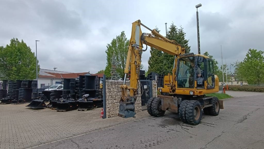 Komatsu PW 140 Mobilbagger Powertilt Schnellwechsler MS 10 - حفارة دولاب: صورة 4 Komatsu PW 140 Mobilbagger Powertilt Schnellwechsler MS 10 - حفارة دولاب: صورة 4