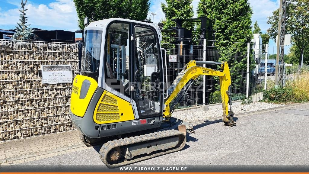 Wacker Neuson ET18 Minibagger, SW MS01, Unterwagen verstellbar - حفارة مُصَّغرة: صورة 5 Wacker Neuson ET18 Minibagger, SW MS01, Unterwagen verstellbar - حفارة مُصَّغرة: صورة 5