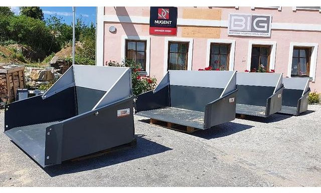 Schwerlast Transportbox / Kippmulde 180 cm mit 3 Punkt- & Euro Aufnahme - وحدة جر: صورة 4 Schwerlast Transportbox / Kippmulde 180 cm mit 3 Punkt- & Euro Aufnahme - وحدة جر: صورة 4