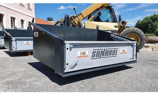 Schwerlast Transportbox / Kippmulde 180 cm mit 3 Punkt- & Euro Aufnahme - وحدة جر: صورة 1 Schwerlast Transportbox / Kippmulde 180 cm mit 3 Punkt- & Euro Aufnahme - وحدة جر: صورة 1