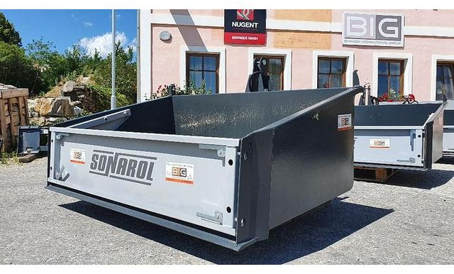 Schwerlast Transportbox / Kippmulde 180 cm mit 3 Punkt- & Euro Aufnahme - وحدة جر: صورة 2 Schwerlast Transportbox / Kippmulde 180 cm mit 3 Punkt- & Euro Aufnahme - وحدة جر: صورة 2