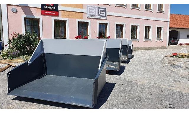 Schwerlast Transportbox / Kippmulde 180 cm mit 3 Punkt- & Euro Aufnahme - وحدة جر: صورة 5 Schwerlast Transportbox / Kippmulde 180 cm mit 3 Punkt- & Euro Aufnahme - وحدة جر: صورة 5