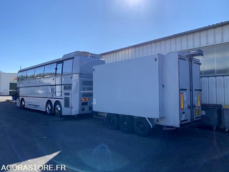 BUS VIP DOUBLE ETAGE MOTORHOMEVIP VANHOOL + REMORQUE + AUVENT DE RECEPTION - حافلة ذات طابقين: صورة 3 BUS VIP DOUBLE ETAGE MOTORHOMEVIP VANHOOL + REMORQUE + AUVENT DE RECEPTION - حافلة ذات طابقين: صورة 3