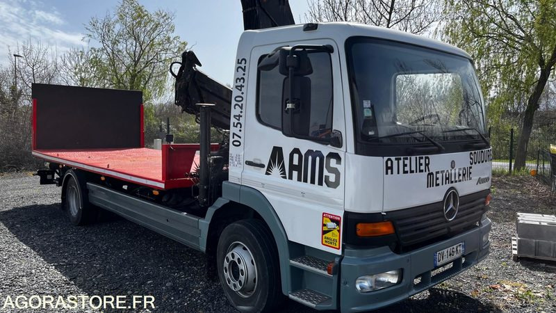 CAMION PLATEAU MERCEDES 15T - 2000 - شاحنات مسطحة, شاحنة كرين: صورة 1 CAMION PLATEAU MERCEDES 15T - 2000 - شاحنات مسطحة, شاحنة كرين: صورة 1