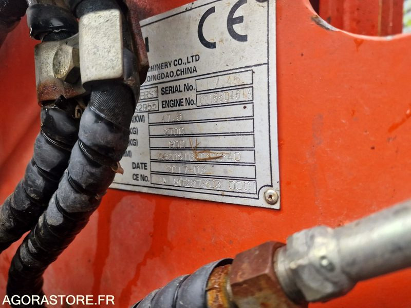 CHARGEUSE SUR PNEUS EVERUN ER08 EASY DIESEL 24CV - 2017 - 580 heures - تركس: صورة 3 CHARGEUSE SUR PNEUS EVERUN ER08 EASY DIESEL 24CV - 2017 - 580 heures - تركس: صورة 3