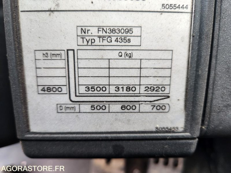 CHARIOT JUNGHEINRICH DFG 435s 480DZ - 2008 / 3260 HEURES - رافعة شوكية تعمل بالغاز: صورة 3 CHARIOT JUNGHEINRICH DFG 435s 480DZ - 2008 / 3260 HEURES - رافعة شوكية تعمل بالغاز: صورة 3