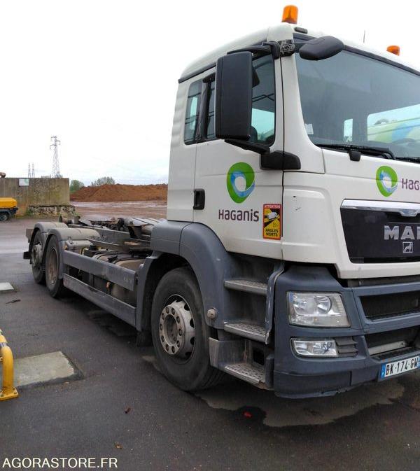 Camion Ampliroll MAN 26 tonnes - شاحنة ذات خطاف: صورة 3 Camion Ampliroll MAN 26 tonnes - شاحنة ذات خطاف: صورة 3