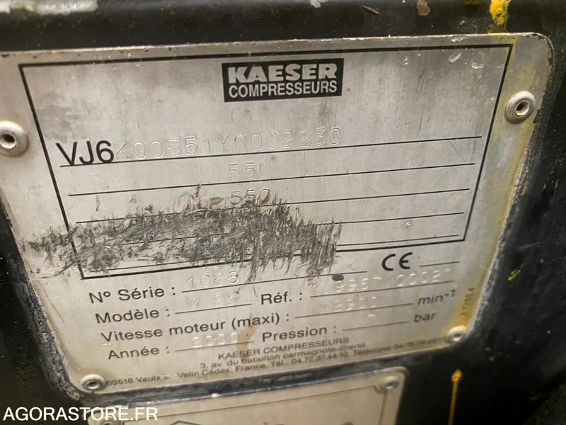 Compresseur KAESER M25 2008 TBE - الضاغط: صورة 2 Compresseur KAESER M25 2008 TBE - الضاغط: صورة 2