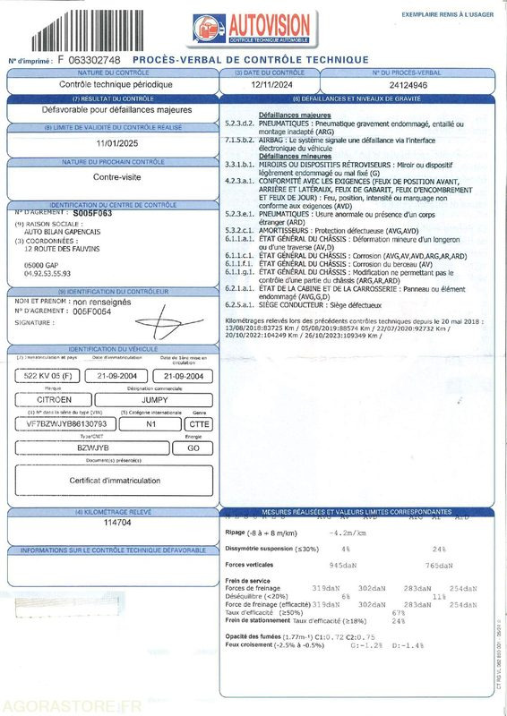 FOURGONNETTE CITROEN JUMPY - فان المدمجة: صورة 3 FOURGONNETTE CITROEN JUMPY - فان المدمجة: صورة 3