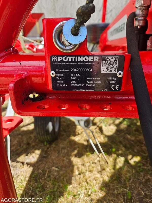 Faneuse Pottinger Hit4.47 année 2017 - الآلات الزراعية: صورة 3 Faneuse Pottinger Hit4.47 année 2017 - الآلات الزراعية: صورة 3