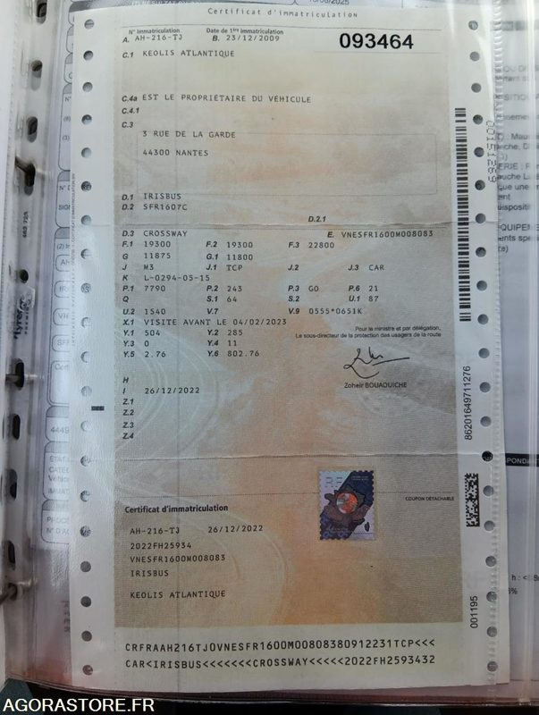 IVECO BUS CROSSWAY N°093464 - حافلة مدرسية: صورة 4 IVECO BUS CROSSWAY N°093464 - حافلة مدرسية: صورة 4