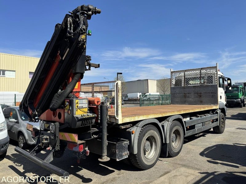 MAN TGS 26.360 - PLATEAU GRUE PALFINGER PK16002 - 26T - 2012 / 445000 KM - شاحنات مسطحة: صورة 2 MAN TGS 26.360 - PLATEAU GRUE PALFINGER PK16002 - 26T - 2012 / 445000 KM - شاحنات مسطحة: صورة 2