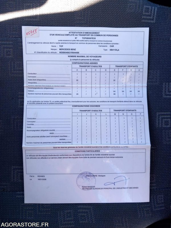 MERCEDES SPRINTER N°052018 - حافلة صغيرة, ميكروباص: صورة 5 MERCEDES SPRINTER N°052018 - حافلة صغيرة, ميكروباص: صورة 5