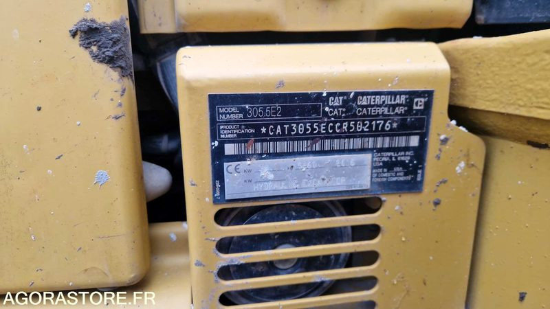 حفار زحاف Mini pelle CATERPILLAR 305,5 ECR -  CR502176 - 2016: صورة 18