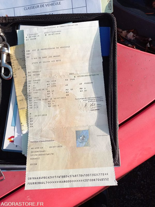 فان المدمجة RENAULT - KANGOO - 2010 - 204978KM - AX498CA: صورة 28