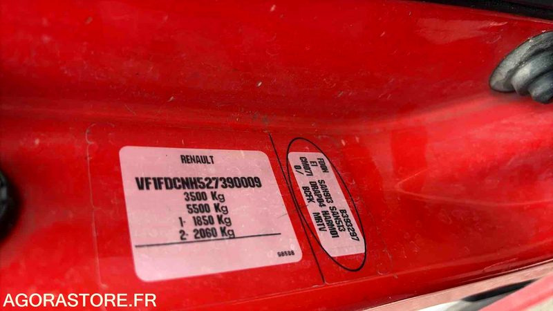 فان RENAULT - MASTER - 2002 - 132 742 Kms 8825 XN 74: صورة 10