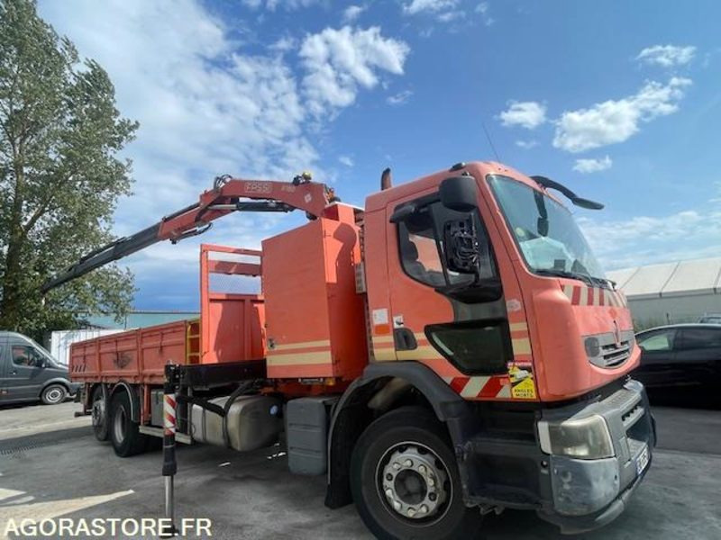 RENAULT PREMIUM LANDER 430.26 - PLATEAU GRUE - GRUE FASSI F150 + RADIO - 2011 - شاحنات مسطحة, شاحنة كرين: صورة 1 RENAULT PREMIUM LANDER 430.26 - PLATEAU GRUE - GRUE FASSI F150 + RADIO - 2011 - شاحنات مسطحة, شاحنة كرين: صورة 1