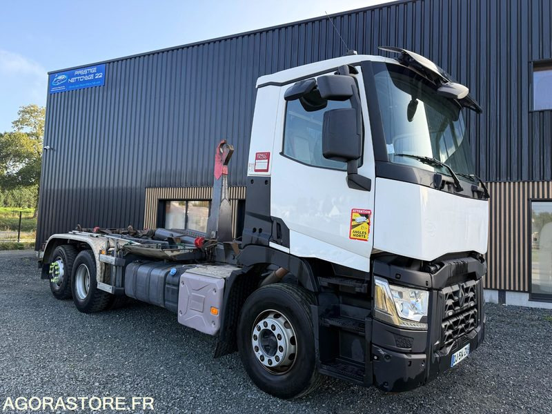 Renault C430 boite automatique polybenne ampliroll dalby - 446800KM - 2014 - شاحنة ذات خطاف: صورة 1 Renault C430 boite automatique polybenne ampliroll dalby - 446800KM - 2014 - شاحنة ذات خطاف: صورة 1