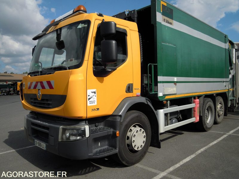 Renault Premium 380 6x2 DXI 11 équipé d'une benne SEMAT OM Série 14000 - شاحنة النفايات: صورة 1 Renault Premium 380 6x2 DXI 11 équipé d'une benne SEMAT OM Série 14000 - شاحنة النفايات: صورة 1