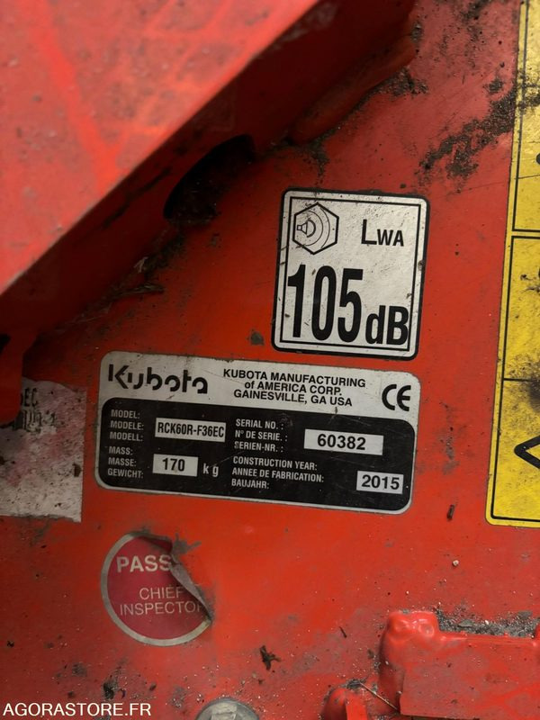Tondeuse autoportée KUBOTA F3090 - جزازة أعشاب الحدائق: صورة 3 Tondeuse autoportée KUBOTA F3090 - جزازة أعشاب الحدائق: صورة 3