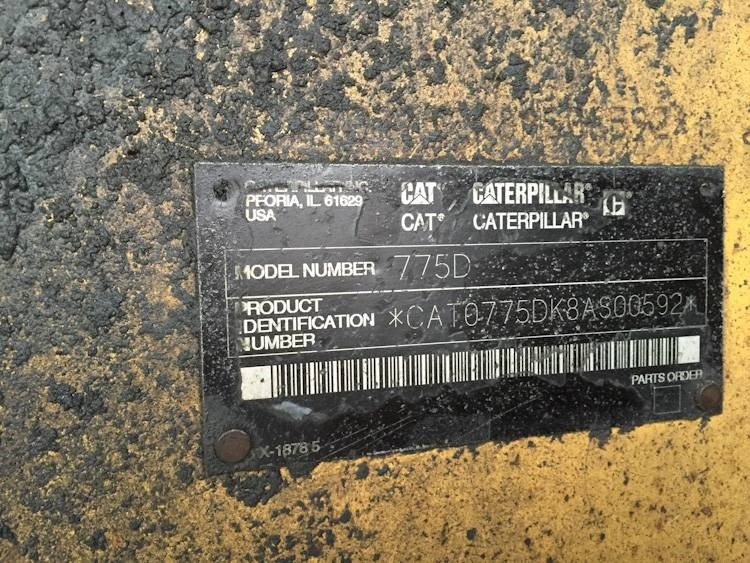 CATPILLAR 775D - شاحنة قلاب صلبة: صورة 4 CATPILLAR 775D - شاحنة قلاب صلبة: صورة 4