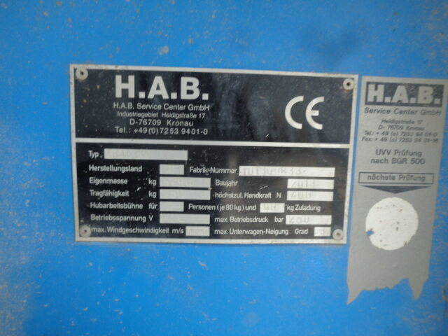 رافعة سلة تلسكوبية Aichi H.A.B TR16JD: صورة 14