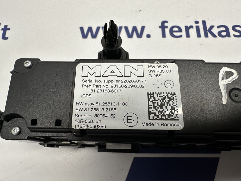 MAN TGX - وحدة تحكم الكتروني - شاحنة: صورة 3 MAN TGX - وحدة تحكم الكتروني - شاحنة: صورة 3