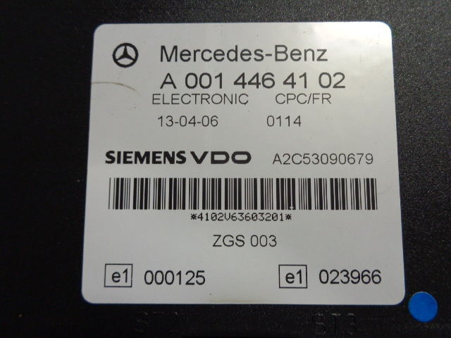 Mercedes-Benz CPC/FR 0024464002, 0014464102, 0024460102, 0014461302, 001446190 - وحدة تحكم الكتروني - شاحنة: صورة 4 Mercedes-Benz CPC/FR 0024464002, 0014464102, 0024460102, 0014461302, 001446190 - وحدة تحكم الكتروني - شاحنة: صورة 4