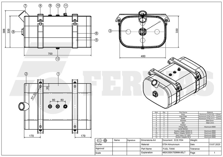 جديدة خزان الوقود - شاحنة Onbekend: صورة 12 جديدة خزان الوقود - شاحنة Onbekend: صورة 12