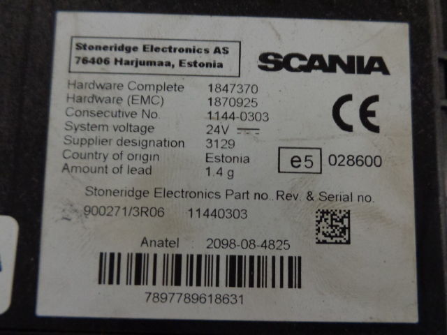 Scania LAS2 - وحدة تحكم الكتروني - شاحنة: صورة 3 Scania LAS2 - وحدة تحكم الكتروني - شاحنة: صورة 3