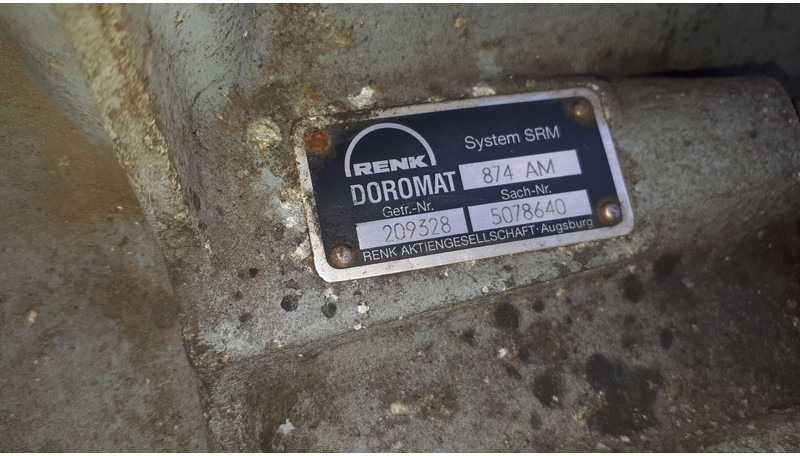 Mercedes-Benz Doromat 874 AM .W4B 110\3 G4-130. - صندوق التروس: صورة 3 Mercedes-Benz Doromat 874 AM .W4B 110\3 G4-130. - صندوق التروس: صورة 3