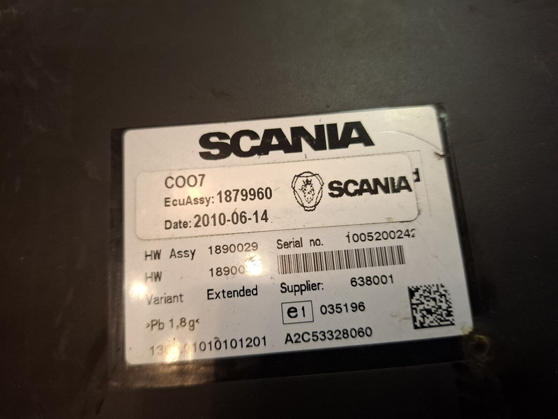 Scania C007. C006 - وحدة تحكم الكتروني: صورة 2 Scania C007. C006 - وحدة تحكم الكتروني: صورة 2