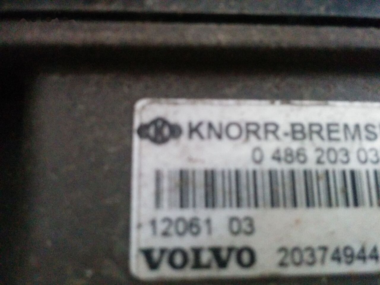 صمام الفرامل - شاحنة Scania Knorr- Bremz 0486203025. 4800010110.486200008.486203033   Scania Volvo: صورة 9