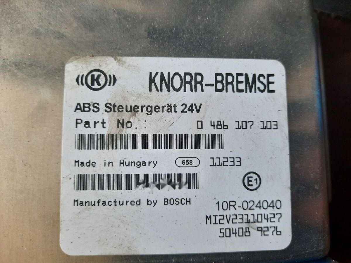 وحدة تحكم الكتروني - حافلة Volvo KNOR-BREMSE EBS 0486106063, 0486106028.\\\\ 0486106050 .\\ 063\\   Volvo Scania: صورة 13