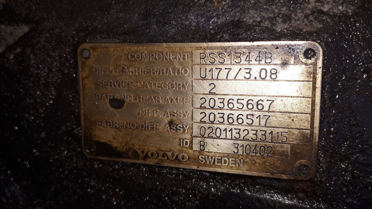 Volvo MS17X.- 2.85/ 3.08 .\5.29\ 5.63. Volvo FH12\ FH-13 truck - صندوق التروس التفاضلية - شاحنة: صورة 2 Volvo MS17X.- 2.85/ 3.08 .\5.29\ 5.63. Volvo FH12\ FH-13 truck - صندوق التروس التفاضلية - شاحنة: صورة 2
