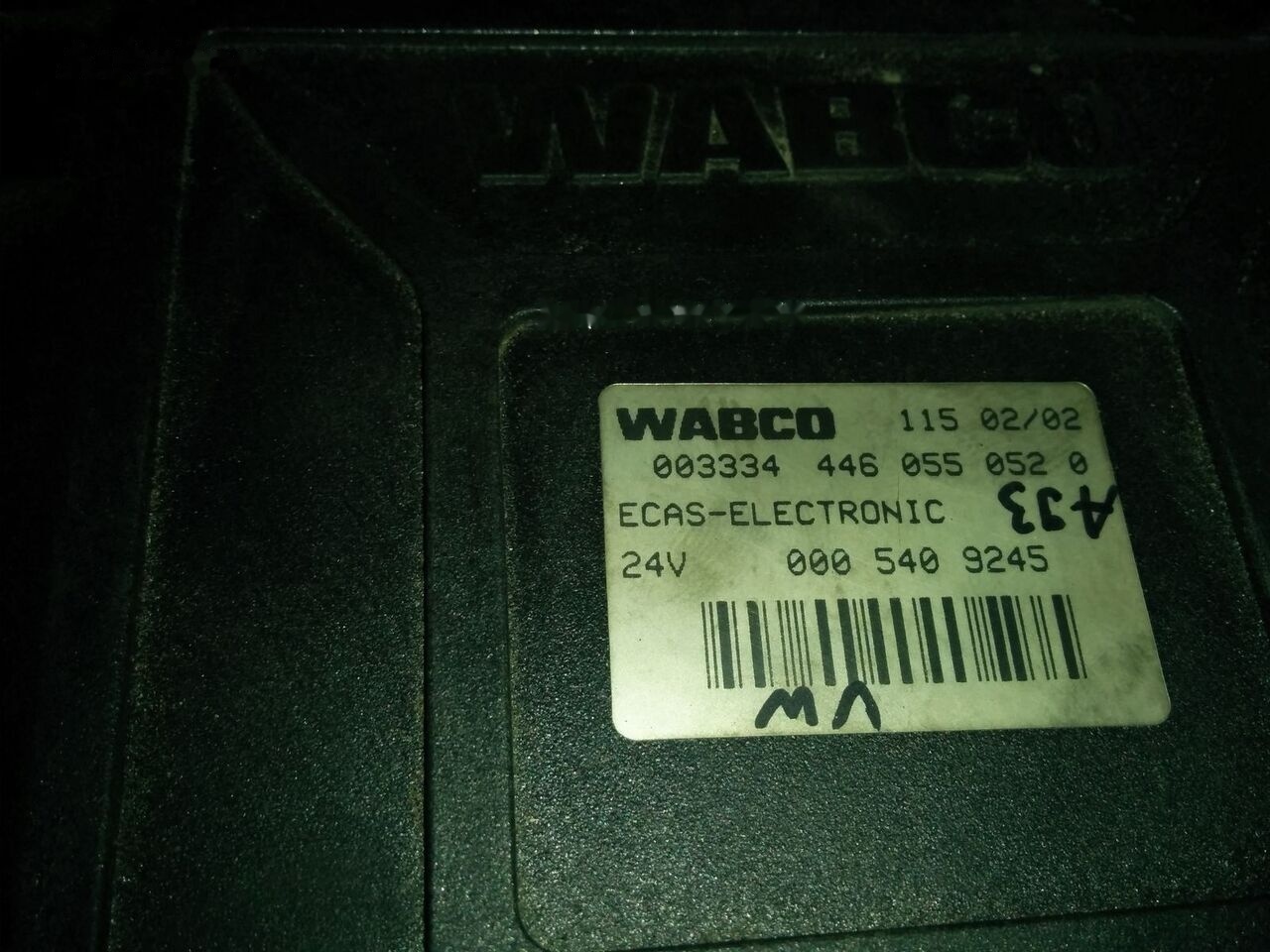 WABCO 4460550520.\FLO Control 22123A24\0839W3 - وحدة تحكم الكتروني - حافلة: صورة 4 WABCO 4460550520.\FLO Control 22123A24\0839W3 - وحدة تحكم الكتروني - حافلة: صورة 4