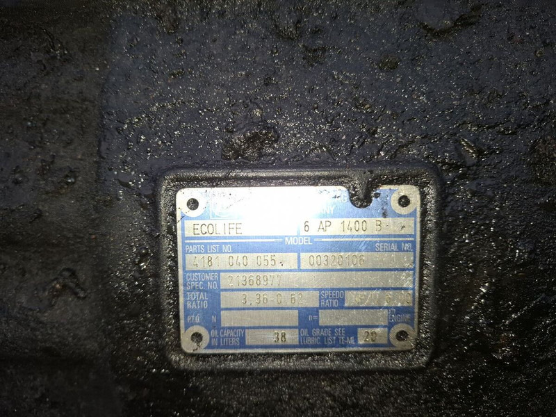 ZF 6AP1400B 4181040055 - صندوق التروس: صورة 3 ZF 6AP1400B 4181040055 - صندوق التروس: صورة 3