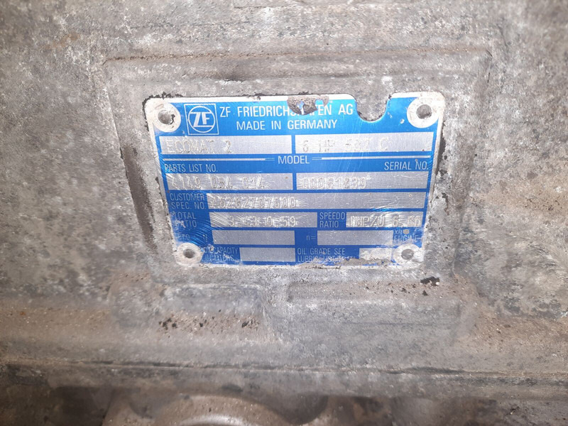 ZF 6HP604C .6HP502C. 6HP552C .6HP602C. 6HP592C. 6HP504C .6HP604C. 6 - صندوق التروس: صورة 5 ZF 6HP604C .6HP502C. 6HP552C .6HP602C. 6HP592C. 6HP504C .6HP604C. 6 - صندوق التروس: صورة 5