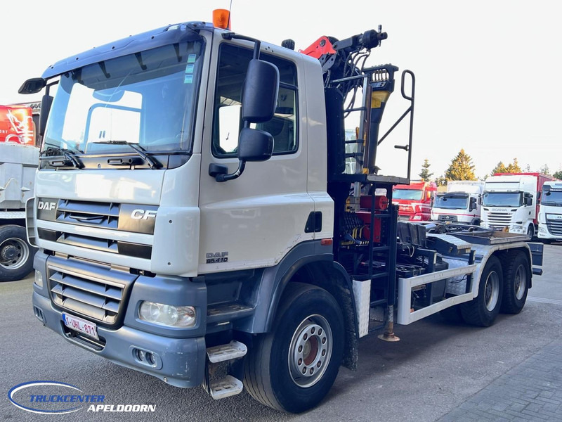 DAF CF 85.410 6x4 Bladgeveerd, Palfinger PK16001, Pallift - شاحنة ذات خطاف, شاحنة كرين: صورة 3 DAF CF 85.410 6x4 Bladgeveerd, Palfinger PK16001, Pallift - شاحنة ذات خطاف, شاحنة كرين: صورة 3