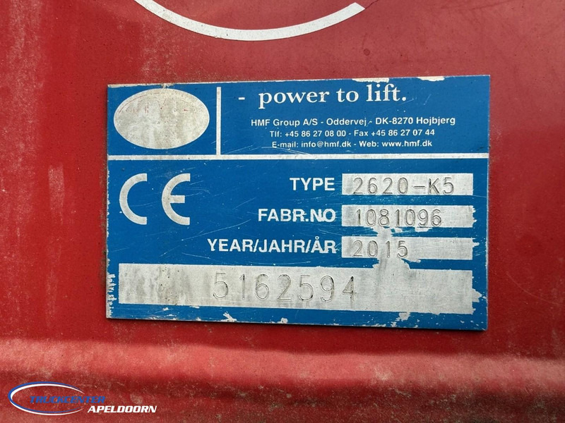 HMF 2620 K5 Afstandsbediening, 2x Extra functie - ونش كرين: صورة 5 HMF 2620 K5 Afstandsbediening, 2x Extra functie - ونش كرين: صورة 5