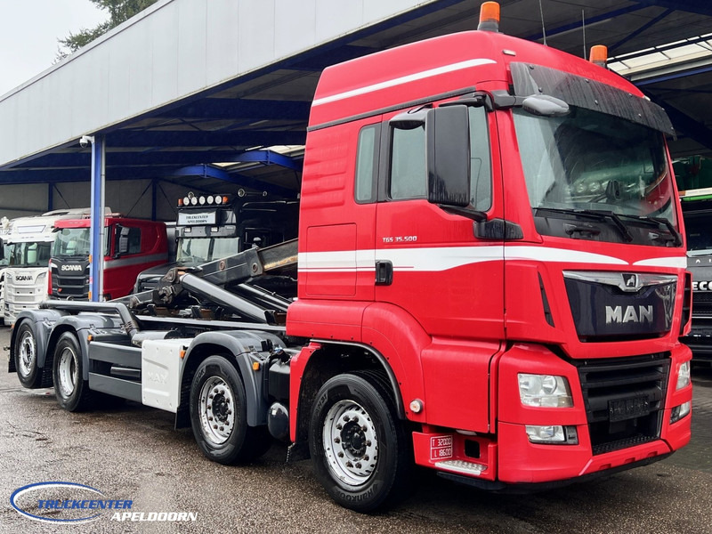 MAN TGS 35.500 8x2, Euro 6, Blower compressor - شاحنة ذات خطاف: صورة 1 MAN TGS 35.500 8x2, Euro 6, Blower compressor - شاحنة ذات خطاف: صورة 1