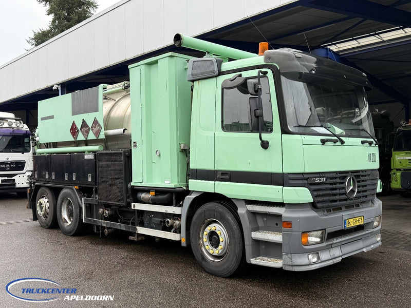 Mercedes-Benz ACTROS 2531 L 6X2/NLA ADR, RVS tank, Naafreductie - شاحنة الشفط: صورة 1 Mercedes-Benz ACTROS 2531 L 6X2/NLA ADR, RVS tank, Naafreductie - شاحنة الشفط: صورة 1