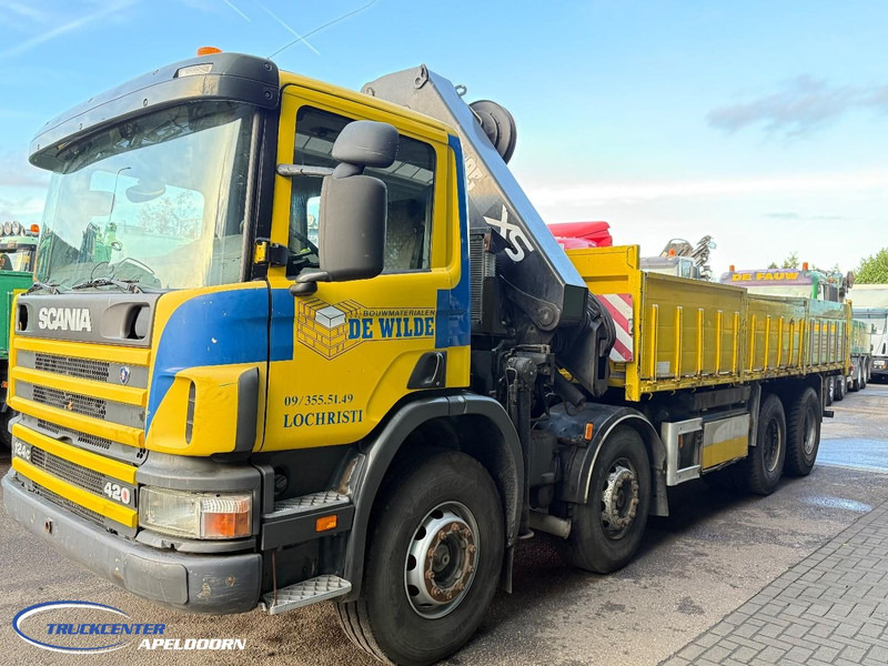 Scania P124-420 8x4 Naafreductie, Bladgeveerd, Handgeschakeld, HIAB 322 E5 - شاحنة قلاب, شاحنة كرين: صورة 3 Scania P124-420 8x4 Naafreductie, Bladgeveerd, Handgeschakeld, HIAB 322 E5 - شاحنة قلاب, شاحنة كرين: صورة 3