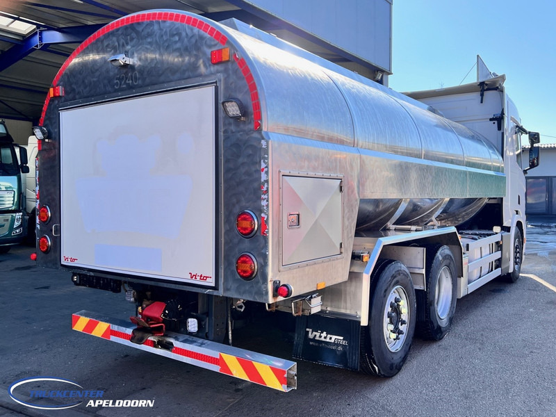 Scania R500 NGS 15000 Liter, Retarder, Steering axle, Stainless steel - Edelstahlt, Milk - Milch - Water - شاحنة صهريج: صورة 2 Scania R500 NGS 15000 Liter, Retarder, Steering axle, Stainless steel - Edelstahlt, Milk - Milch - Water - شاحنة صهريج: صورة 2