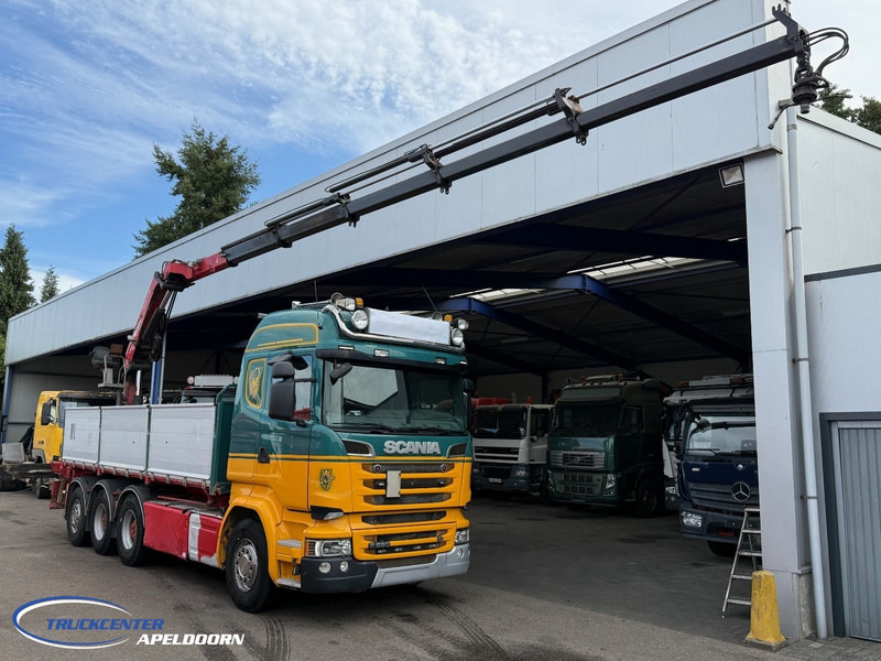 Scania R580 V8 8x4 Reduction axles, HMF 2620 K5 - شاحنة قلاب, شاحنة كرين: صورة 1 Scania R580 V8 8x4 Reduction axles, HMF 2620 K5 - شاحنة قلاب, شاحنة كرين: صورة 1